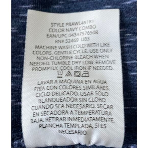 ATHLETIC WORKS HIGH-RISE ACTIVEWEAR LEGGINGS, WOMENS, M (8-10), NAVY COMBO - Picture 10 of 10